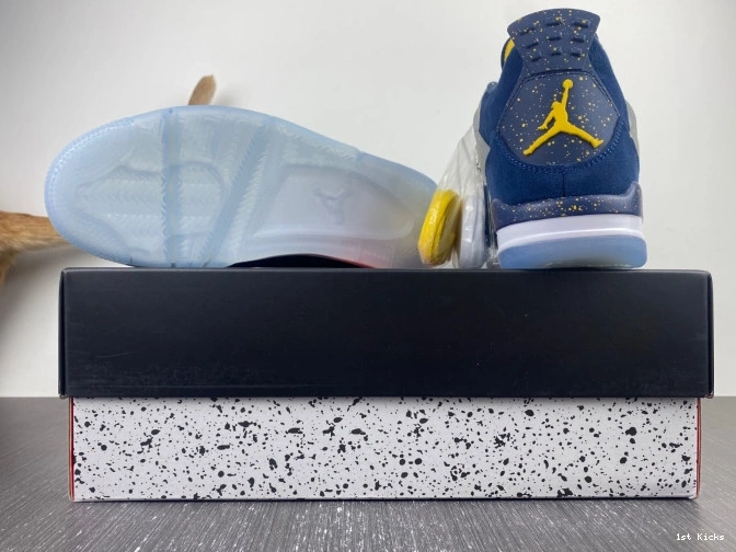 1st Kicks Shoes Air Jordan 4 AJ4-1036660 (PE) Michigan Retro 0706